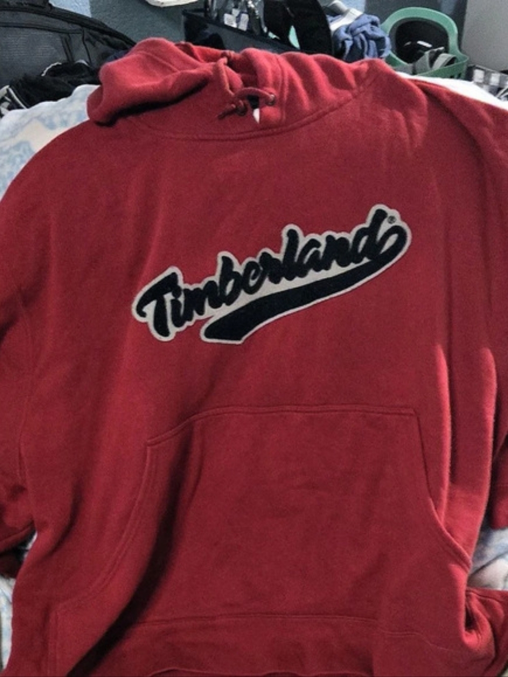 Timberland Red Hoodie Size XXL